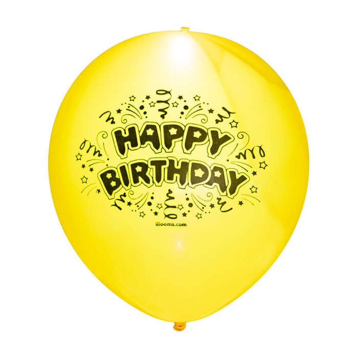 Illooms LED Balloons Luminous balloons - 5 pieces - Happy Birthday - Illooms balloons