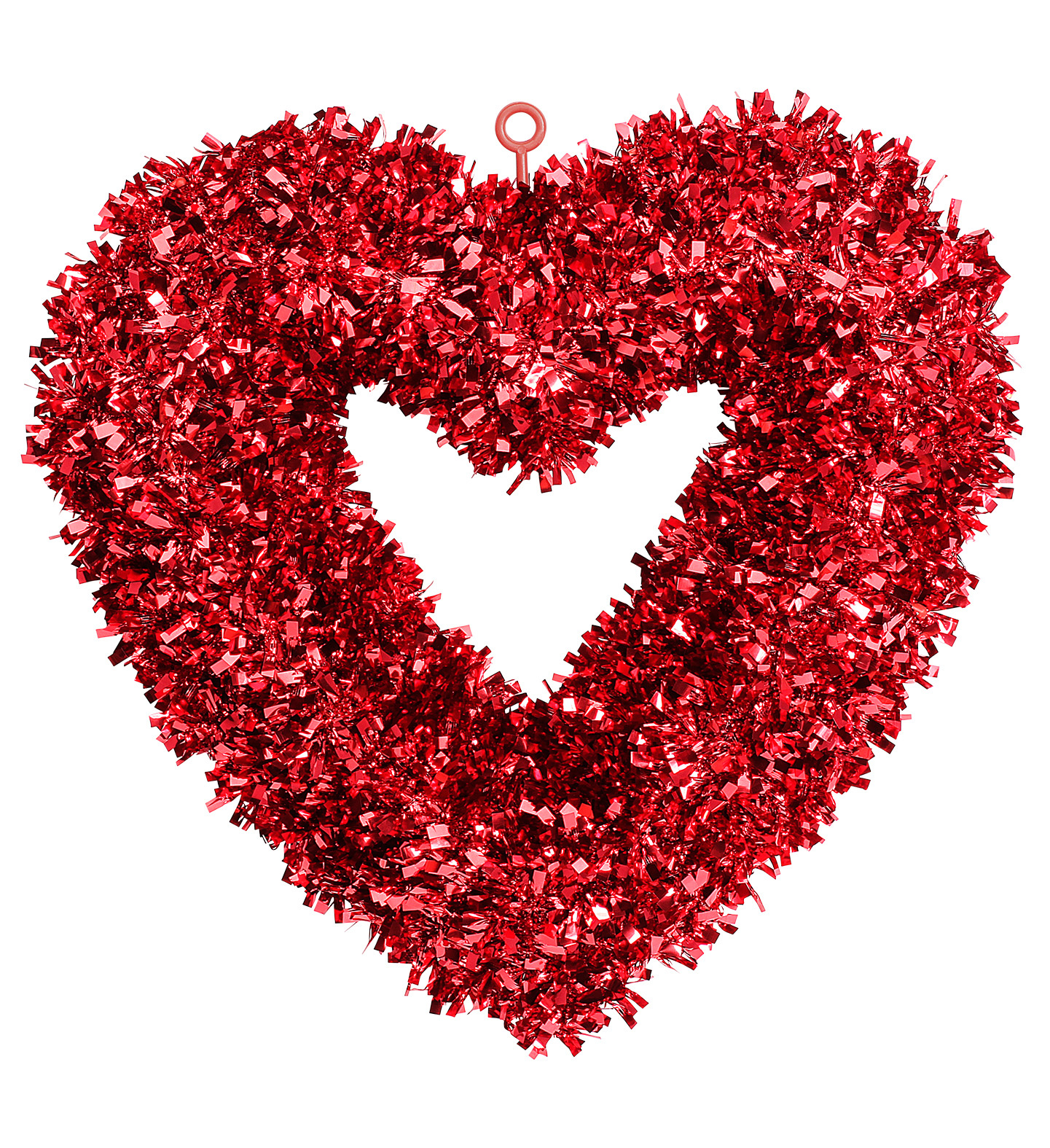 Widmann Valentine heart - 46 cm x 44 cm - Beautiful red Valentine decoration heart