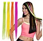 Hair extensions neon set - Hair extensions in 4 colours ( Orange - Rose - Yellow - Green )