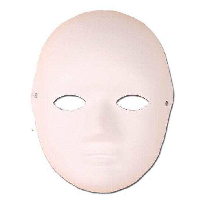 Partyline Mask Paper White Hobby