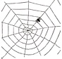 Spider web black 1,5m | Halloween deco