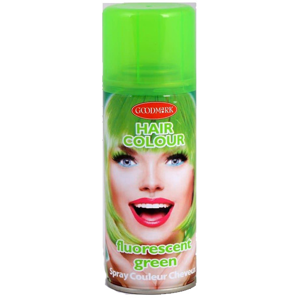 Goodmark Hairspray fluo green 125 ml - Washable fluo green hairspray