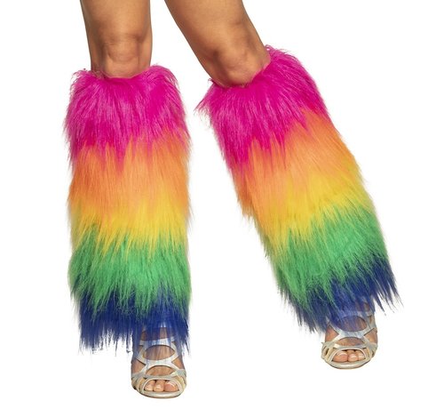 Boland Legwarmers rainbow rave set- Legwarmers in bright colours
