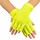 Neon yellow gloves - Neon yellow gloves without finger tips
