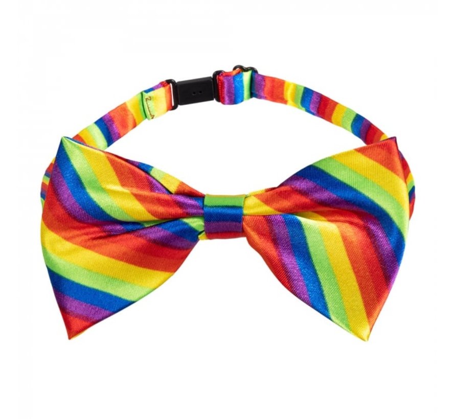 Rainbow costume set- 3 parts glasses, bow tie and braces.