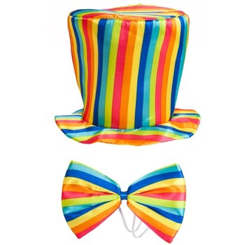 Wicked Costumes  Rainbow top hat and bow