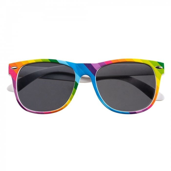 Wicked Costumes  Rainbow costume set- 3 parts glasses, bow tie and braces.