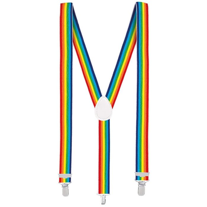 Wicked Costumes  Rainbow costume set- 3 parts glasses, bow tie and braces.