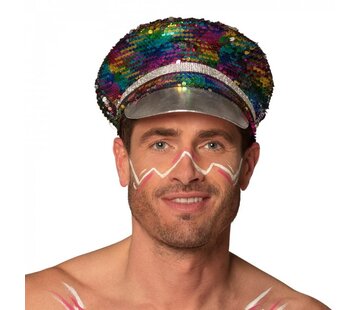 Boland Rainbow Cap with sequins