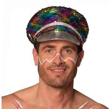 Boland Rainbow Cap with sequins