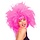 Wild pink wig - Pink wig style 80's