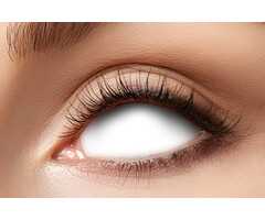 Eyecatcher Lentilles sclérotiques blanches aveugles 22 mm
