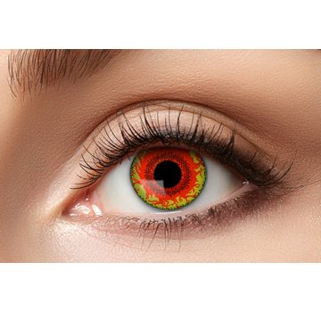 Eyecatcher Colour lenses Red Monster 3-month