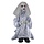 Fille effrayante 75 cm avec son et mouvement - Décoration d'Halloween fille assise 75 cm