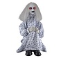 Scary girl 75 cm with sound and movement - Halloween decoration sitting girl 75 cm