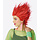Wig Electric Shock red
