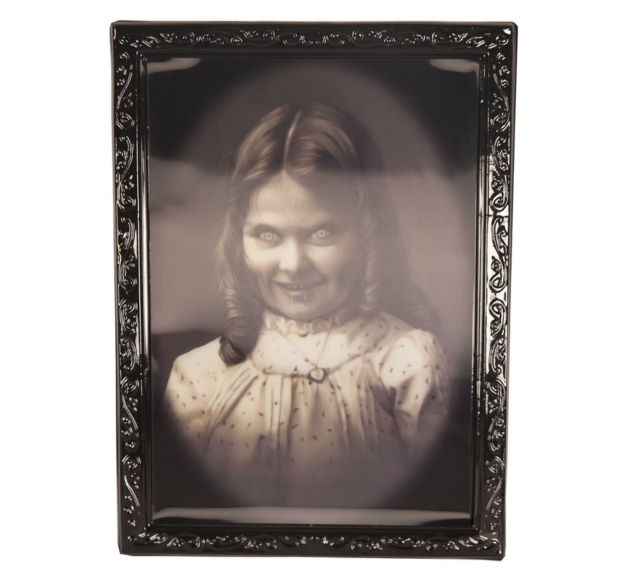 Cadres photos Halloween  - 48 cm x 34 cm  | portrait d'horreur | 5 cadres photo