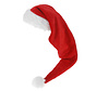 Bonnet de Père Noël en peluche rouge 65 cm