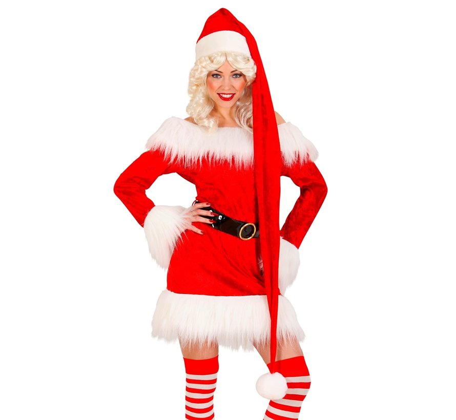Santa hat extra long 150 cm - Extra long red Christmas hat