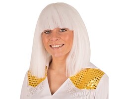 Partyline Cleopatra wig white