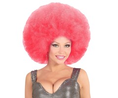 Widmann Afro wig pink