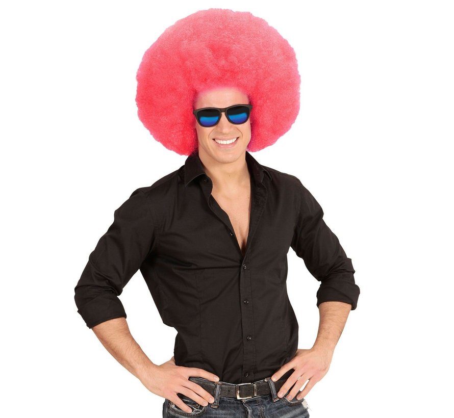 Afro wig pink - Pink disco wig - Diva wig