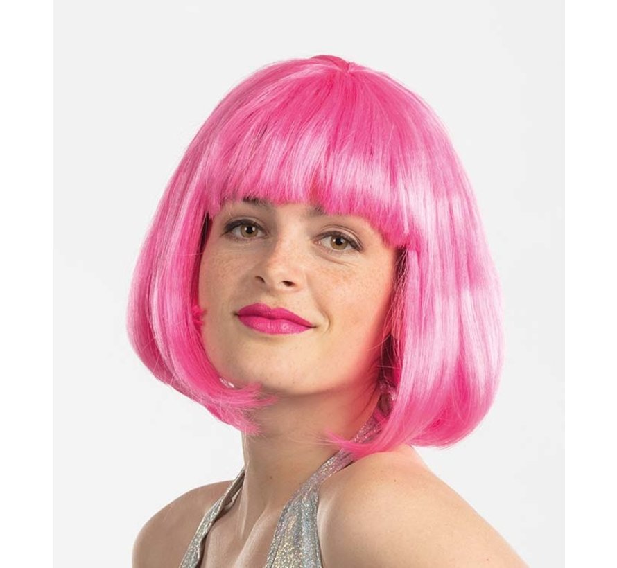 Pink wig China Girl - Stylish pink wig