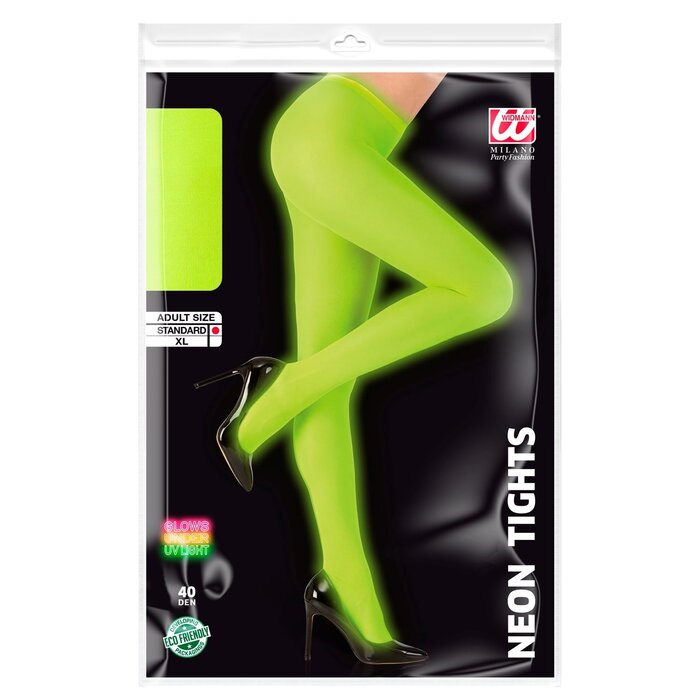 Widmann Panty neon groen - Legging in felle groene kleur