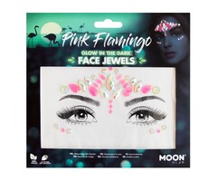 Moon Creations Face Jewels Pink Flamingo