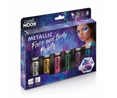 Moon Creations Face & Body Metallic Paint Schmink set