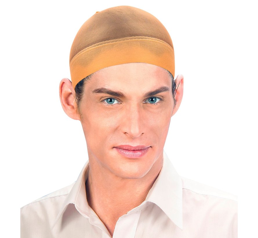 Wig Caps 2 pieces - Skin color - Widmann Pro Wig caps