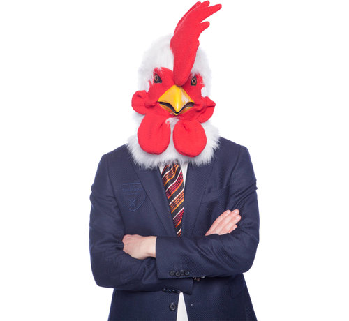 FOLAT Masque de coq avec bouche mobile - - Masque de carnaval pour votre fête costumée