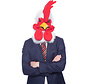 Cock Mask with Moving Mouth -- Carnival mask for your fancy dress party