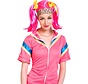 Pink Anita Manga Wig - Pink wig for your fancy dress party