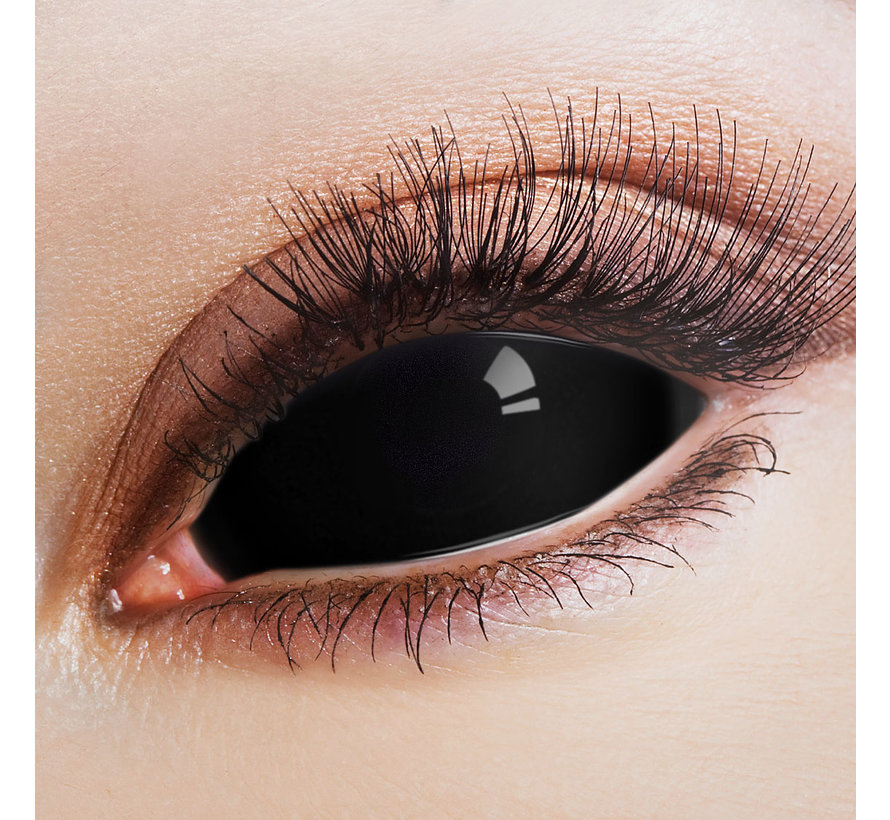 Black Sclera lenzen 22 mm zonder correctie - Zachte jaarlenzen