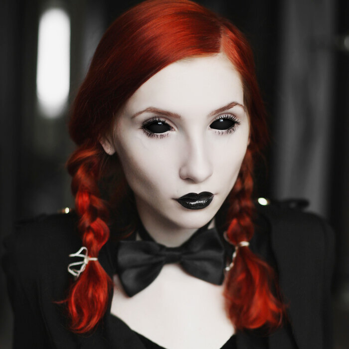 Aricona Black Sclera lenses 22 mm - Soft annual lenses