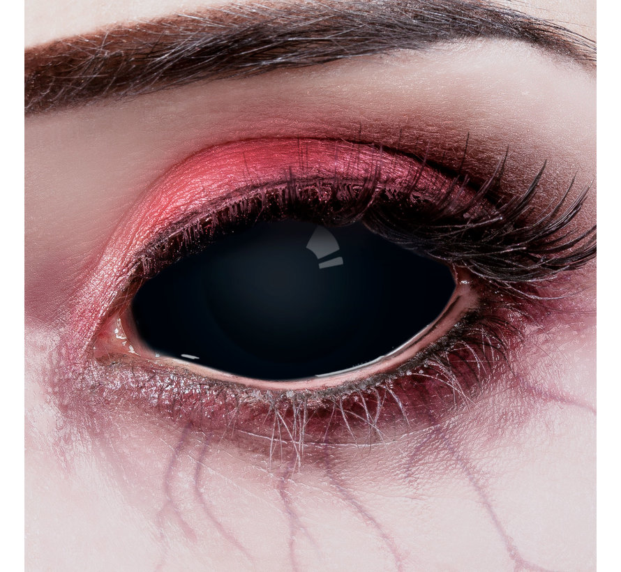 Black Sclera lenzen 22 mm zonder correctie - Zachte jaarlenzen