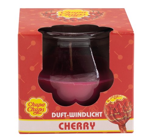 Party Factory Chupa Chups bougie Cerise - Bougie parfumée cerise