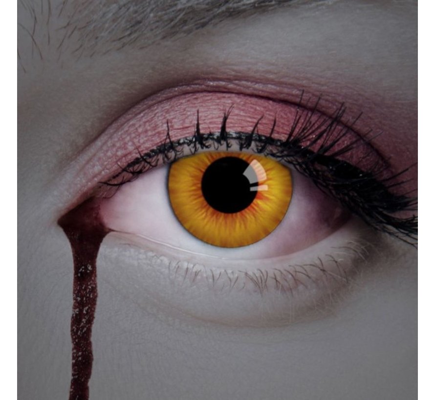 UV Yellow colorlenses l Halloween l Horror l Yellow UV Shock