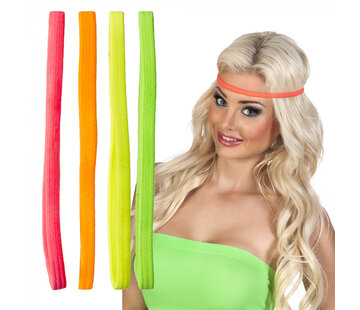 Boland Set 4 bandeaux élastiques fluo