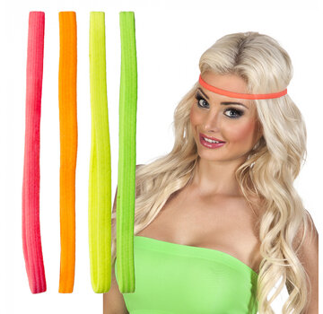 Boland Set 4 elastic fluorescent hairband