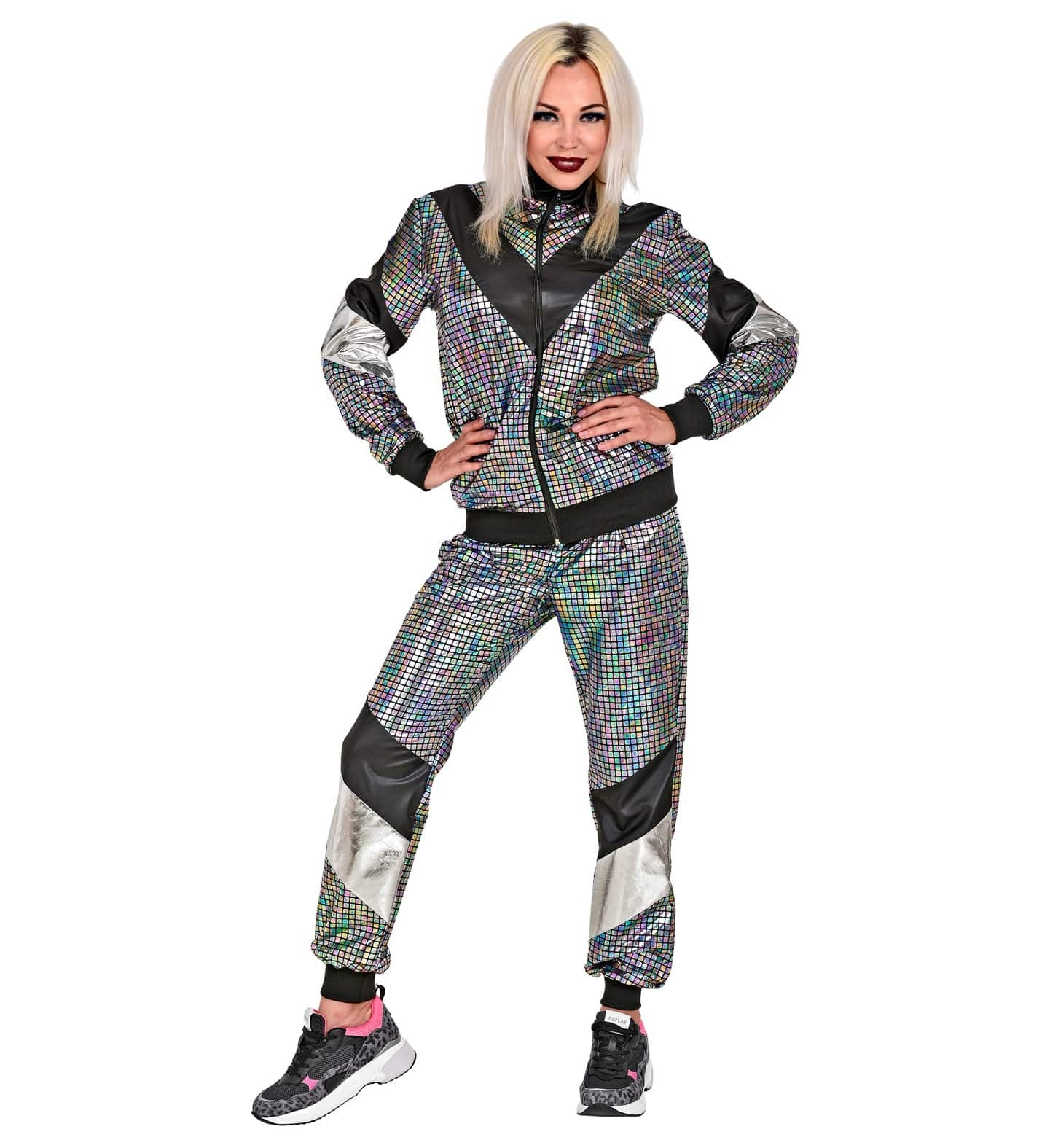 Widmann Jogging Spaceman disco 80′s -Pantalon et veste réfléchissants