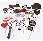 Photobooth Props Partyline  Accessoires photo fête lot de 30 pcs