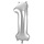 Ballon Aluminium Chiffre 1 Argenté (86 cm) - Chiffre ballon aluminium