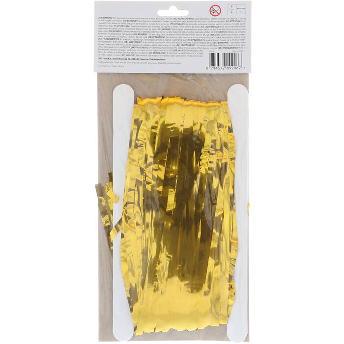 FOLAT Feuille de rideau de porte dorée - 2m de haut - 1m de large