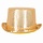 Gold hat - Hat with gold sequins