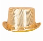 Gold hat - Hat with gold sequins