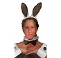 Bunny set - set contains 3 pieces (headband , bow tie , two Wristband )