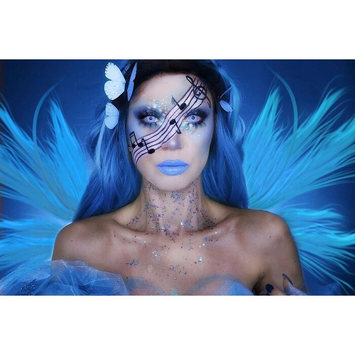 Aricona Lentilles de couleur Yeux Bleu Ciel - Lentilles annuelles bleu clair