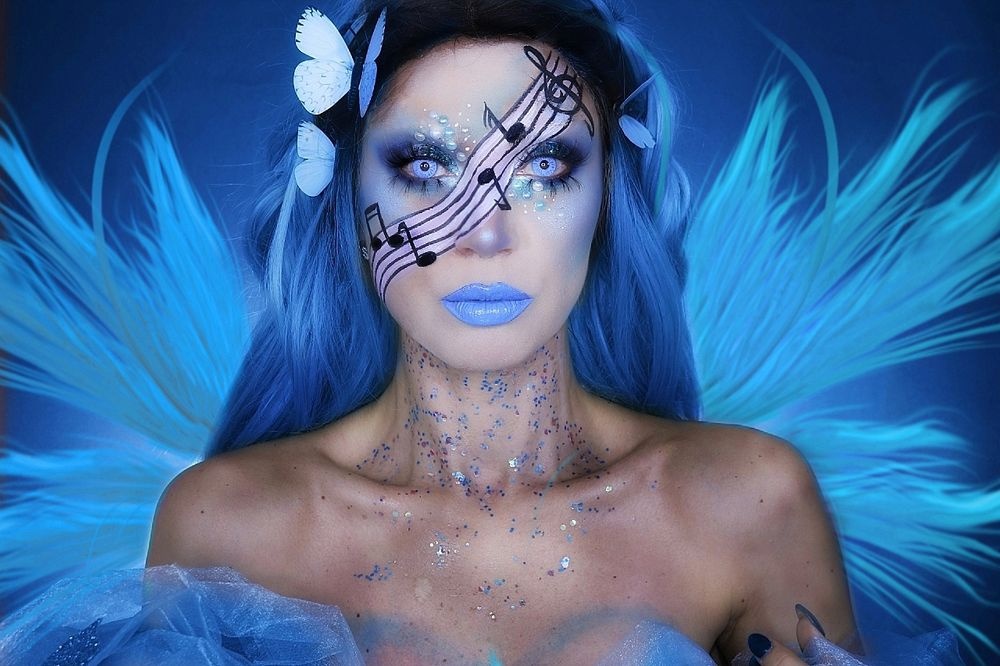 Aricona Lentilles de couleur Yeux Bleu Ciel - Lentilles annuelles bleu clair